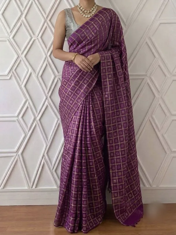 Royal_Purple_Khadi_Cotton_Silk_Saree