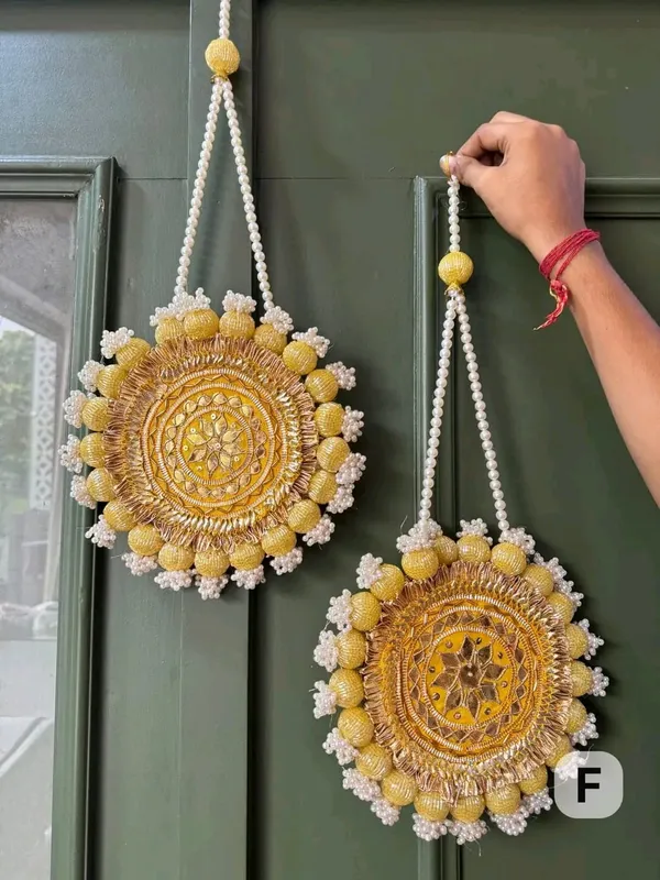_Handmade_Rangoli_Gota_Ball__Beads_Hanging_Decorative_Festival_Decoration_Diwali,_Home_Decoration_Wedding_Decor_(Pack_of_2_)