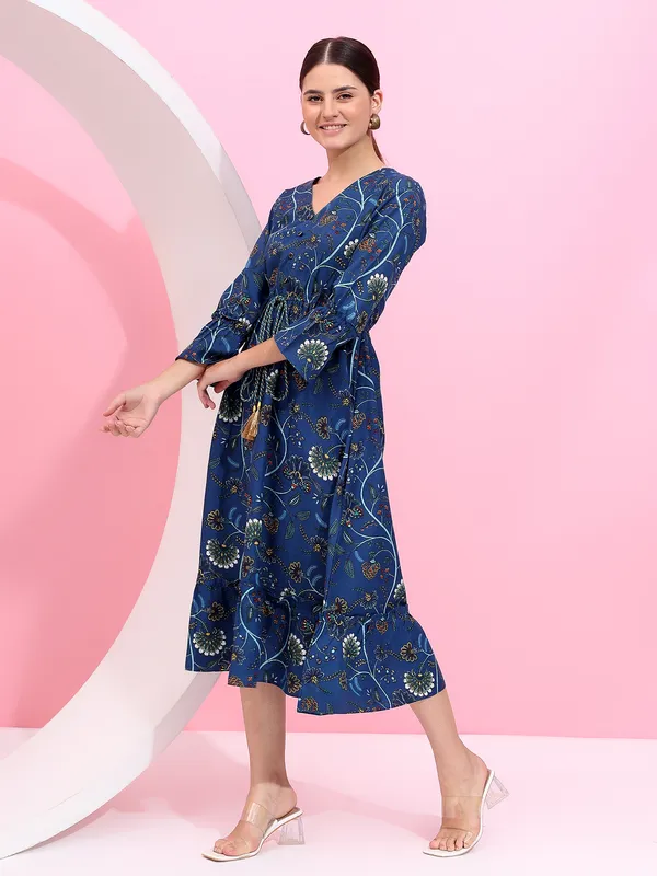 Fbella_Women_Printed_Ethnic_Midi_Dress