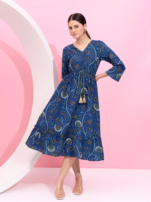 Fbella_Women_Printed_Ethnic_Midi_Dress