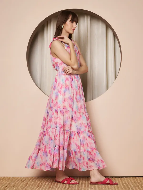 Fbella_Women_Georgette_Maxi_Sleeveless_Tiered_Fit_&_Flare_Dress