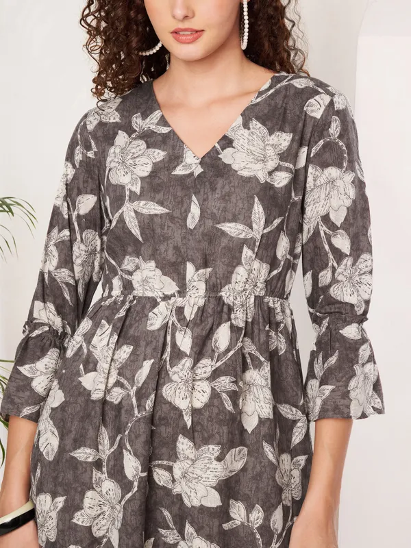 Fbella_Women_Floral_Printed_Cotton_A-Line_Midi_Dress