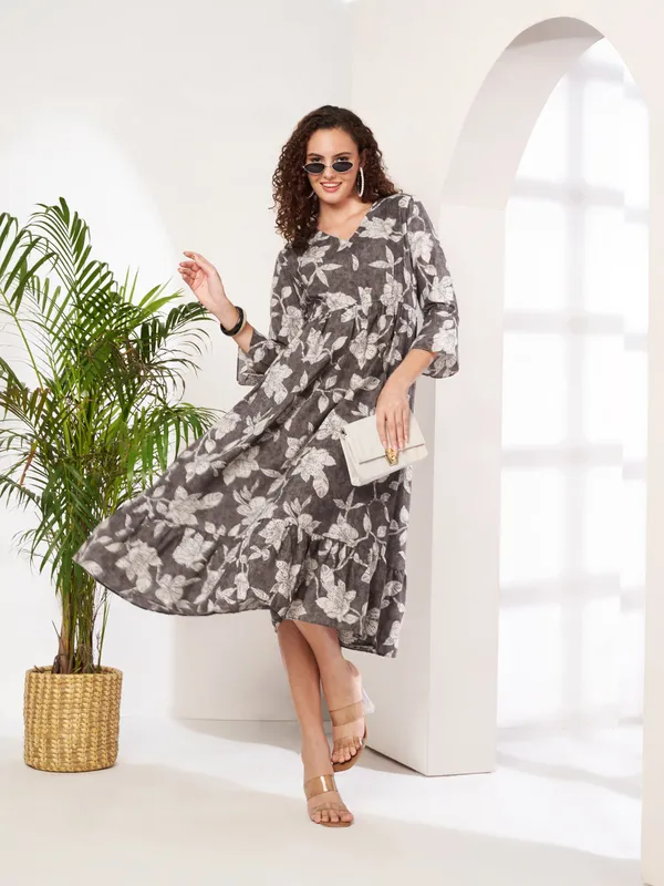 Fbella_Women_Floral_Printed_Cotton_A-Line_Midi_Dress