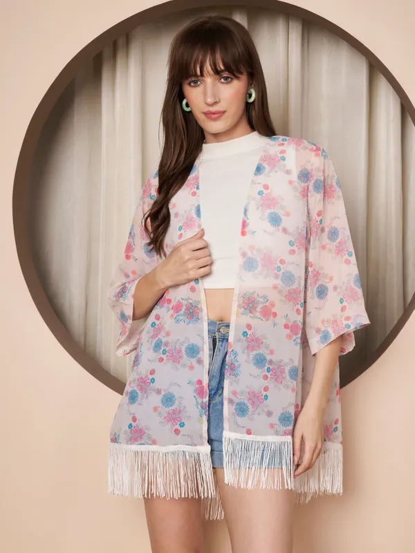 Fbella_Women�s_Floral_Print_Sheer_Shrug