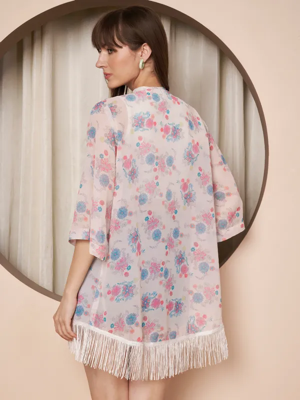 Fbella_Women�s_Floral_Print_Sheer_Shrug