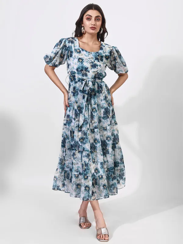 Fbella_Women_Blue_Floral_Print_Puff_Sleeve_Midi_Dress_with_Belt
