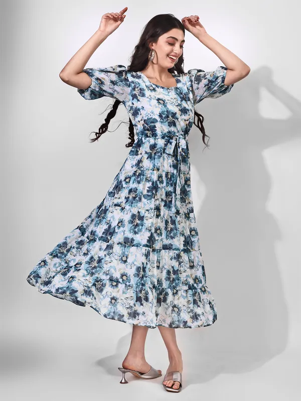 Fbella_Women_Blue_Floral_Print_Puff_Sleeve_Midi_Dress_with_Belt
