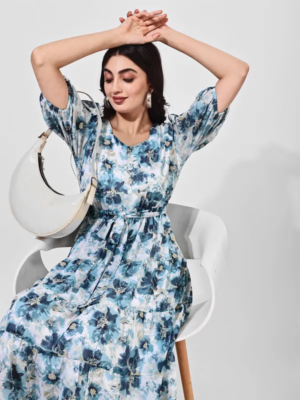 Fbella_Women_Blue_Floral_Print_Puff_Sleeve_Midi_Dress_with_Belt