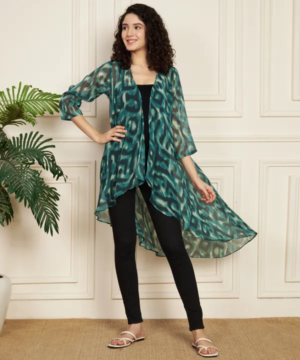 Fbella_Women_Chiffon_Abstract_printed_Asymmetric_Shrug