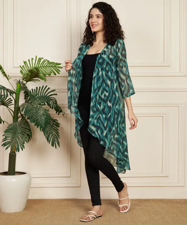 Fbella_Women_Chiffon_Abstract_printed_Asymmetric_Shrug