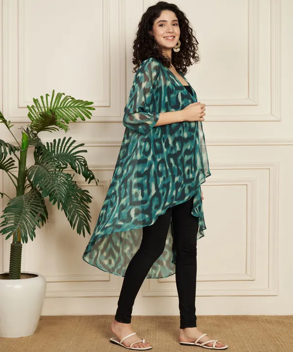 Fbella_Women_Chiffon_Abstract_printed_Asymmetric_Shrug