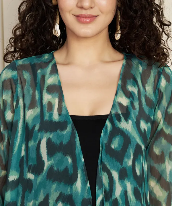 Fbella_Women_Chiffon_Abstract_printed_Asymmetric_Shrug