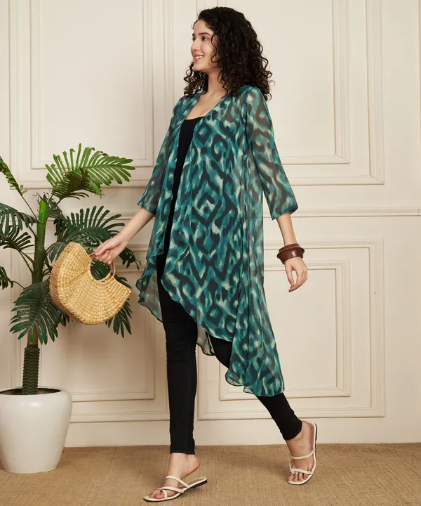 Fbella_Women_Chiffon_Abstract_printed_Asymmetric_Shrug