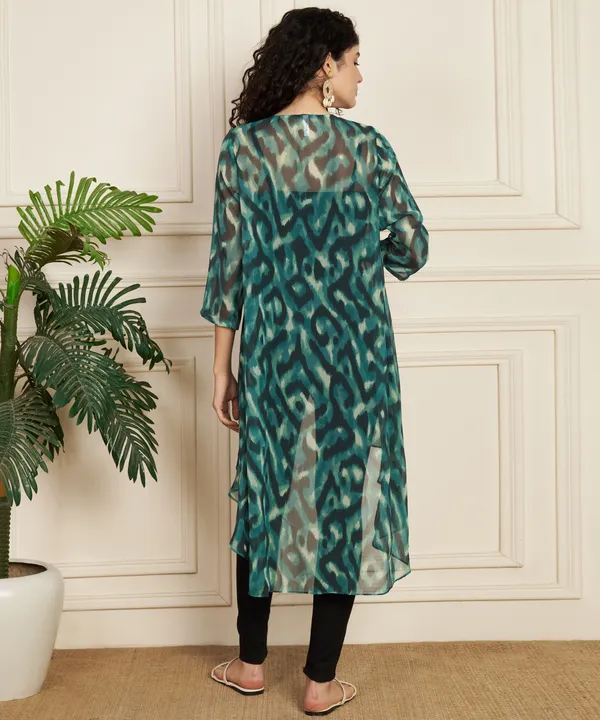 Fbella_Women_Chiffon_Abstract_printed_Asymmetric_Shrug