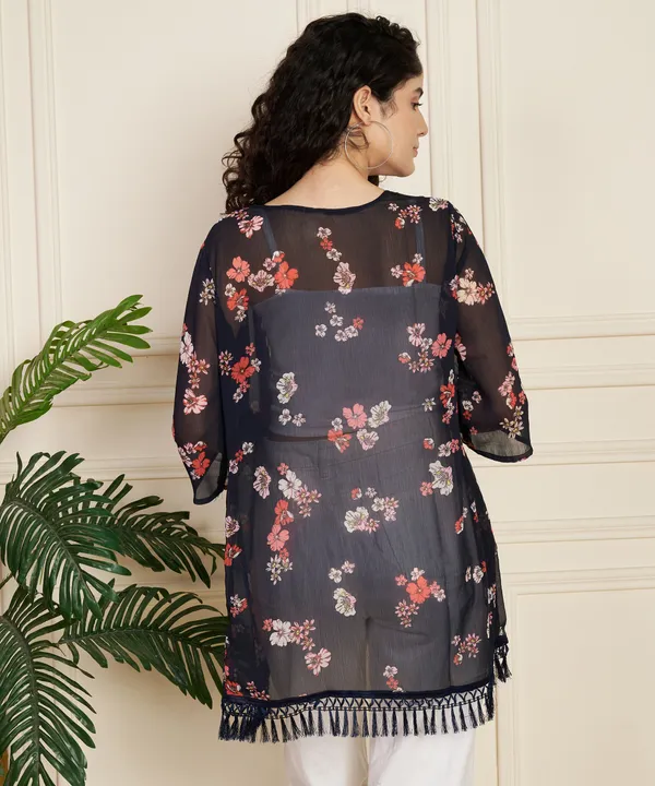 Fbella_Women_Chiffon_Floral_Printed_Short_Shrug