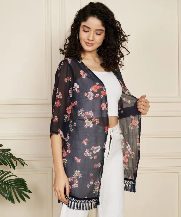 Fbella_Women_Chiffon_Floral_Printed_Short_Shrug