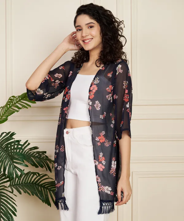 Fbella_Women_Chiffon_Floral_Printed_Short_Shrug