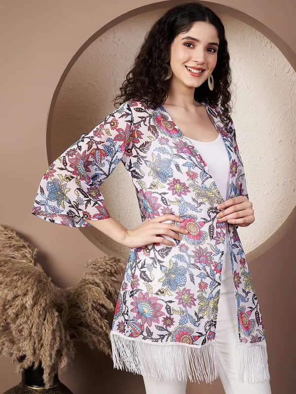 Fbella_Women_Chiffon_Floral_Printed_Short_Shrug