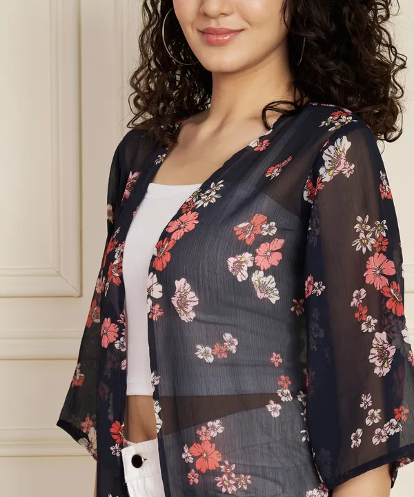 Fbella_Women_Chiffon_Floral_Printed_Short_Shrug