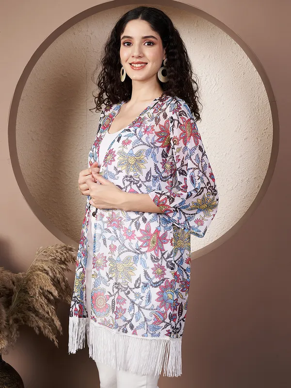 Fbella_Women_Chiffon_Floral_Printed_Short_Shrug