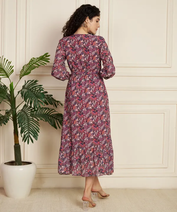 Fbella_Women_Chiffon_Paisley_Print_Maxi_Dress