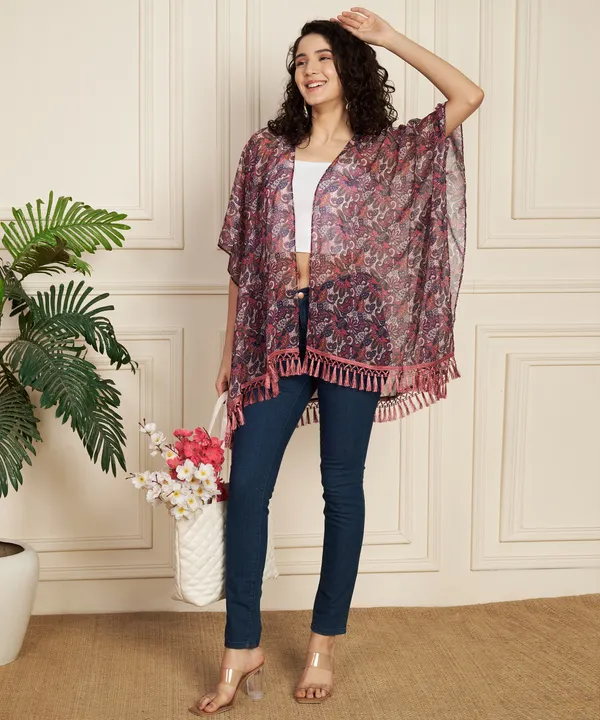 Fbella_Women_Chiffon_Printed_Kimono_Shrug