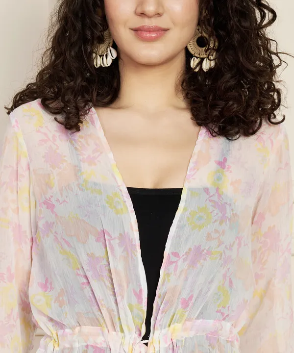 Fbella_Women_Chiffon_Printed_Long_Shrug