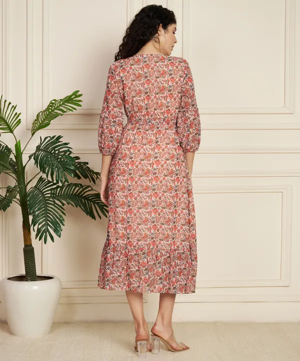 Fbella_Women_Chiffon_Tiered_Printed_Maxi_Dress