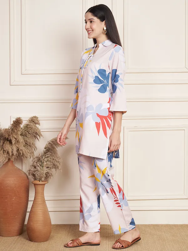 Fbella_Women_Cotton_Slub_Tropical_Hues_Co-ord_Set