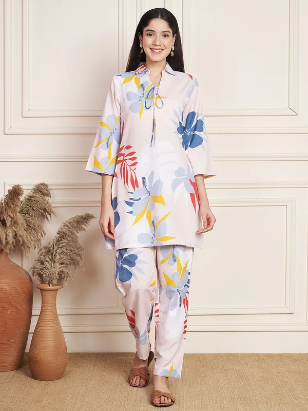 Fbella_Women_Cotton_Slub_Tropical_Hues_Co-ord_Set
