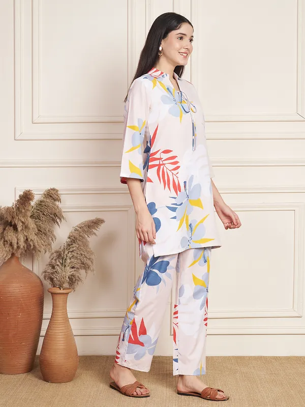 Fbella_Women_Cotton_Slub_Tropical_Hues_Co-ord_Set