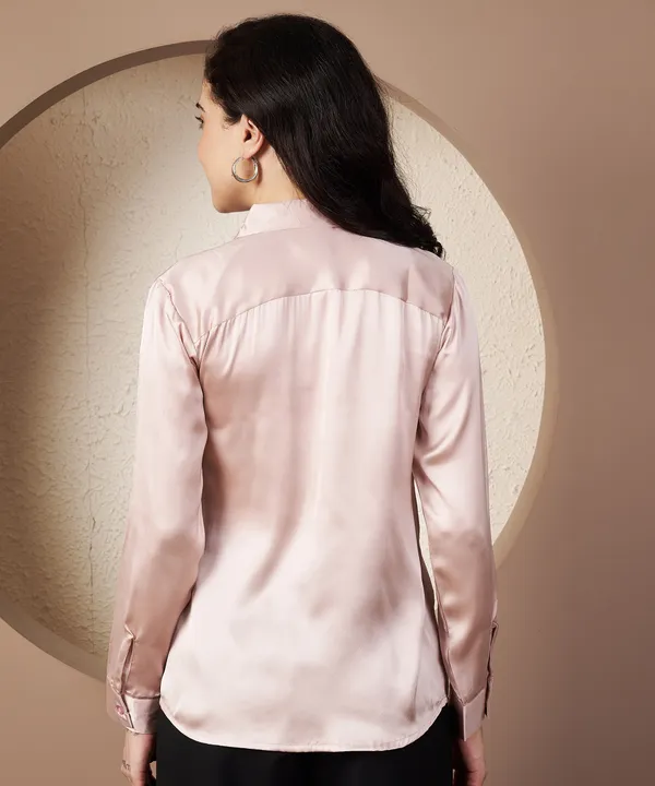 Fbella_Women_Elegance_blush_pink_satin_Shirt