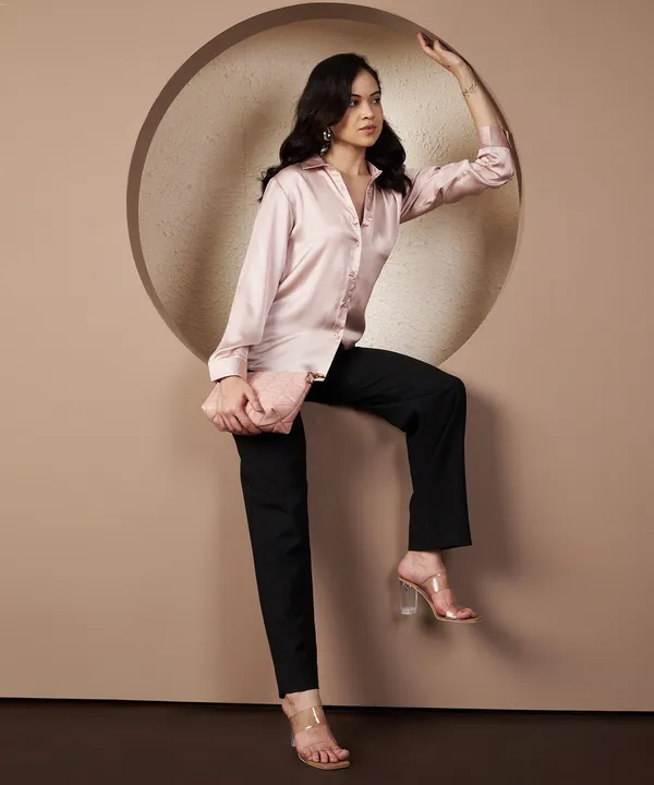 Fbella_Women_Elegance_blush_pink_satin_Shirt