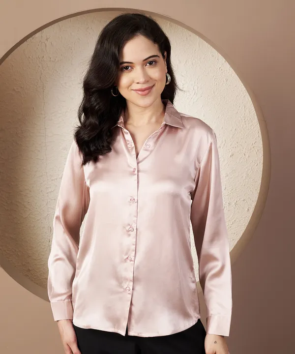 Fbella_Women_Elegance_blush_pink_satin_Shirt