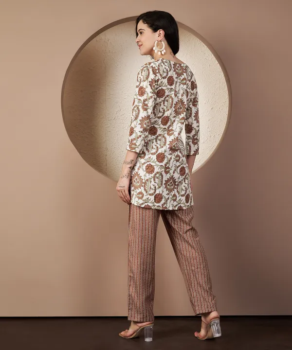 Fbella_Women_Floral_Cotton_Cord_Set