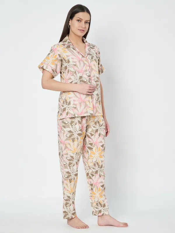 Fbella_Women_Floral_Night_Suit