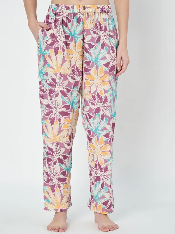 Fbella_Women_Floral_Night_Suit