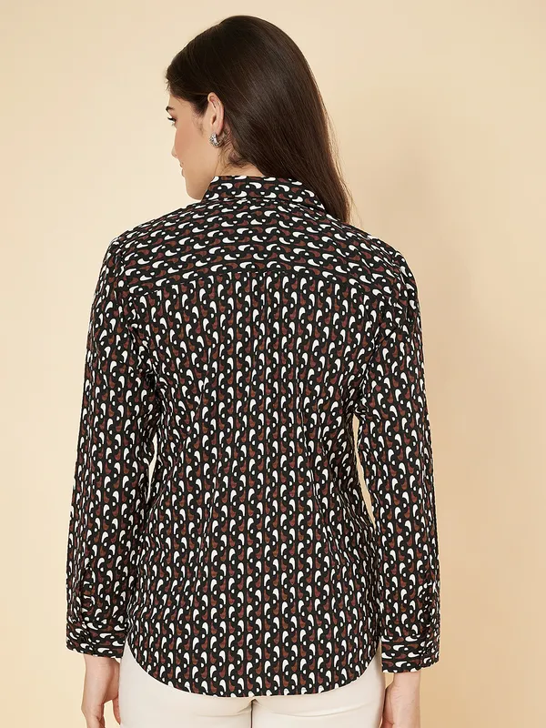 Fbella_Women_Geometric_Print_Shirt