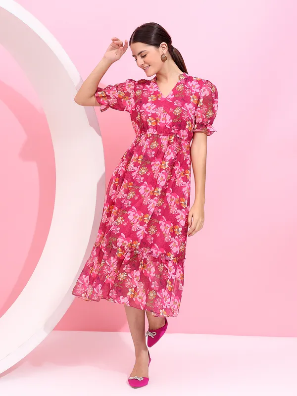 Fbella_Women_Georgette_Red_Ruffle_Dress