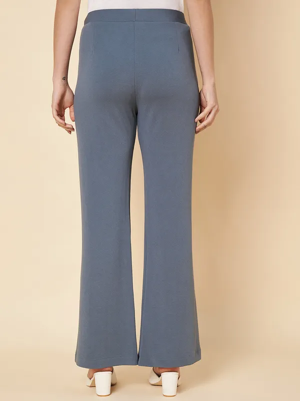 Fbella_Women_Grey_Bell_Bottom_Trouser