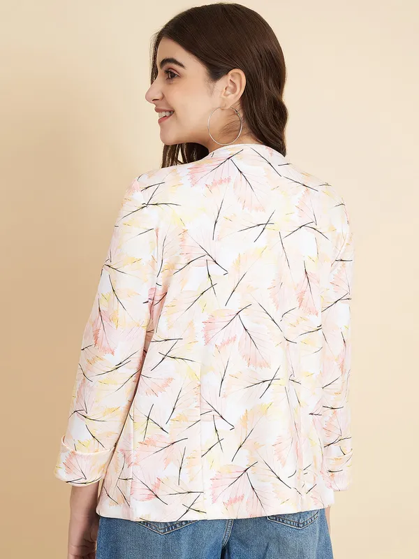 Fbella_Women_Knitted_Printed_Open_Front_Jacket_Shrug