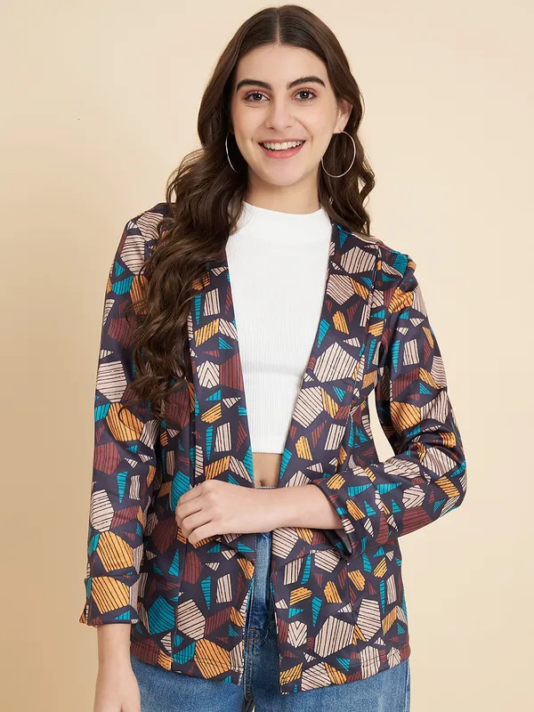 Fbella_Women_Knitted_Printed_Open_Front_Jacket_Shrug
