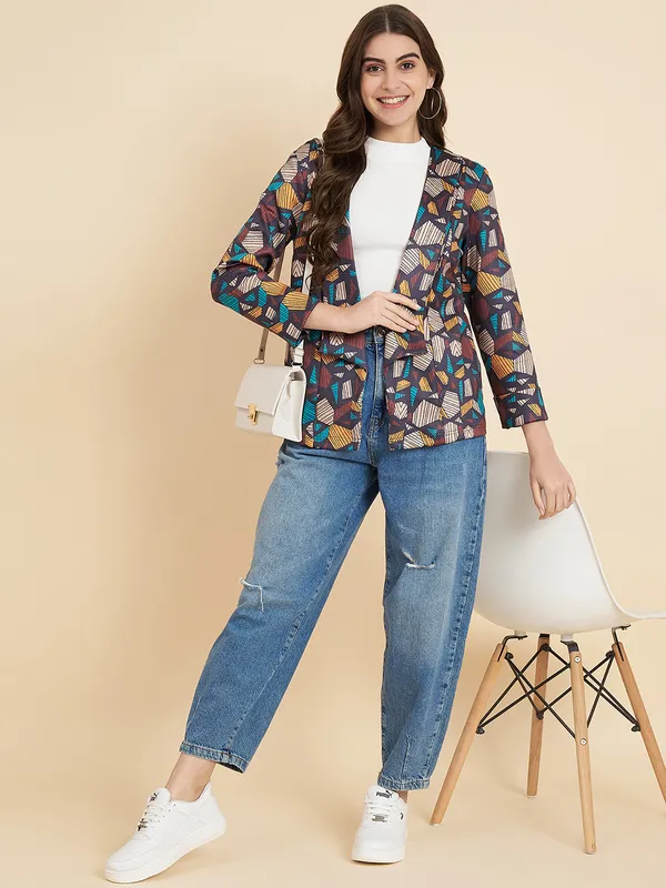 Fbella_Women_Knitted_Printed_Open_Front_Jacket_Shrug