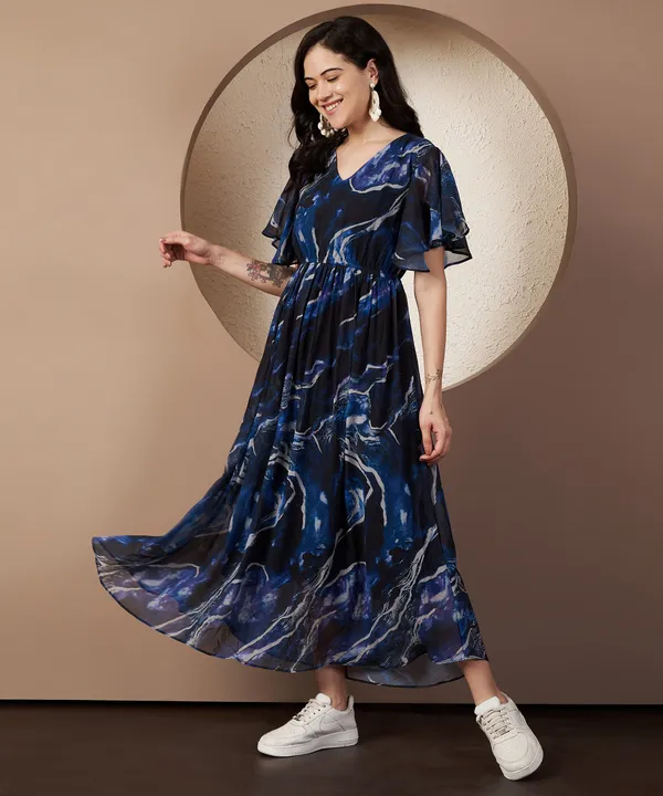 Fbella_Women_Midnight_Marble_Georgette_Maxi_Dress