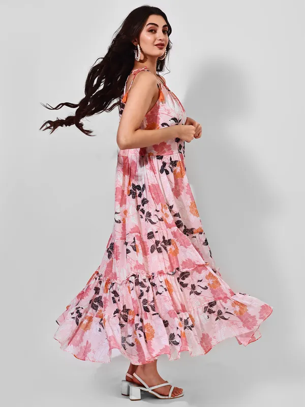Fbella_Women_Pink_and_Black_Floral_Print_Maxi_Dress_with_Tie-Up_Straps