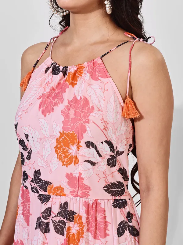 Fbella_Women_Pink_and_Black_Floral_Print_Maxi_Dress_with_Tie-Up_Straps