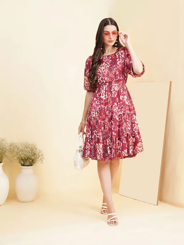 Fbella_Women_Poly_Silk_Floral_Print_Fit_&_Flare_Dresses