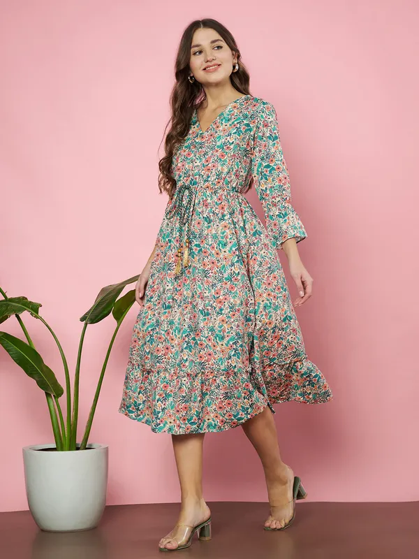 Fbella_Women_Printed_Ethnic_Midi_Dress