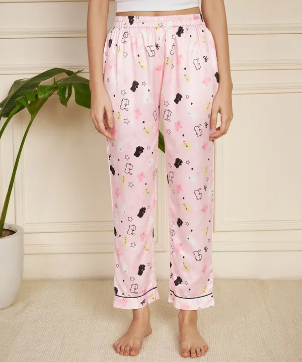 Fbella_Women_Printed_Satin_Sleepwear_Night_Suit_Set