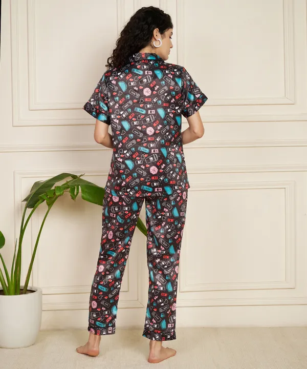 Fbella_Women_Printed_Satin_Sleepwear_Night_Suit_Set